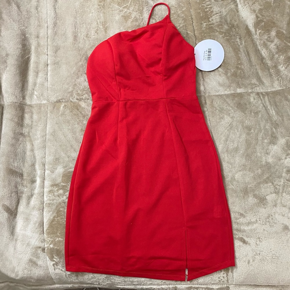 NWT Princess Polly Priya mini red dress